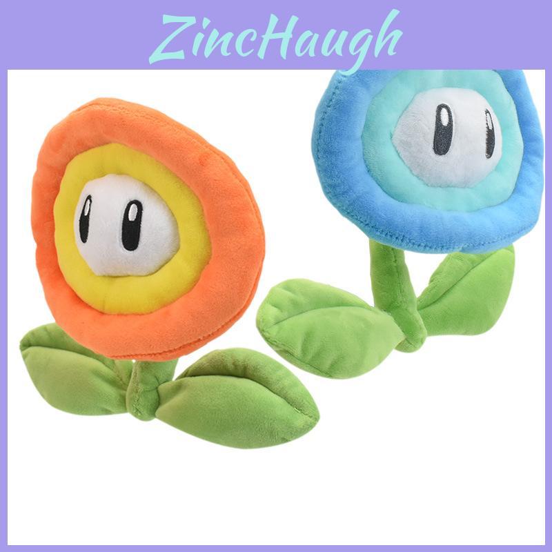 New Mario Plush Orange Flame Blue Ice Sunflower Soft Toy 18cm