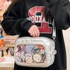 Daily Versatile Japanese Harajuku Girls Y2k Ulzzang Ita Bag Large Capacity Transparent Fashion Crossbody Bag Casual Women's Bag