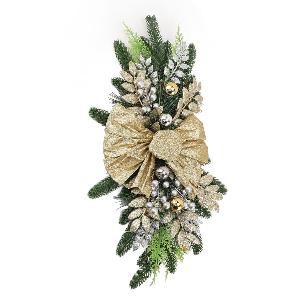 Christmas Staircase Decoration Cordless 60x30cm PVC Exquisite   Stairway   for Table Wall