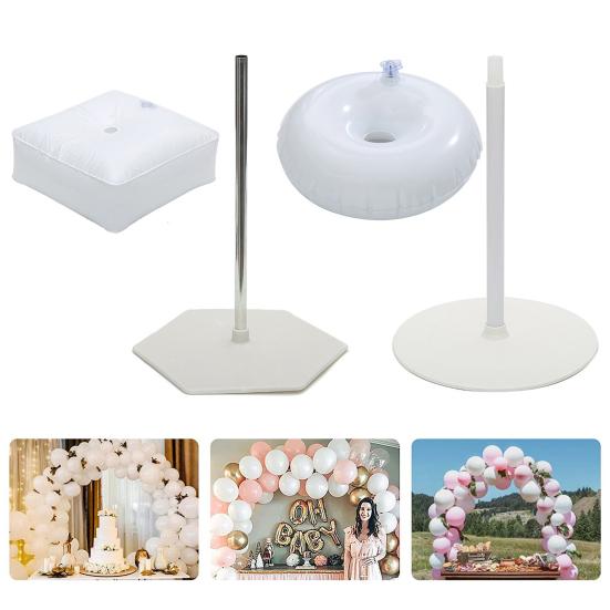 Ballonbogenständer Basis Heavy Duty Wassersack Ballonsäulenständer Ballonbogen Set Hochzeit Abschluss Geburtstag Dekor