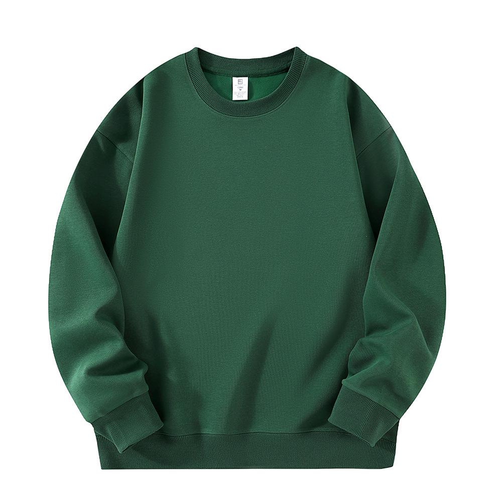 Felpa da uomo con scollo rotondo, stampa logo, manica lunga - Trendy, Personalizzabile, Sensazione di alta qualità