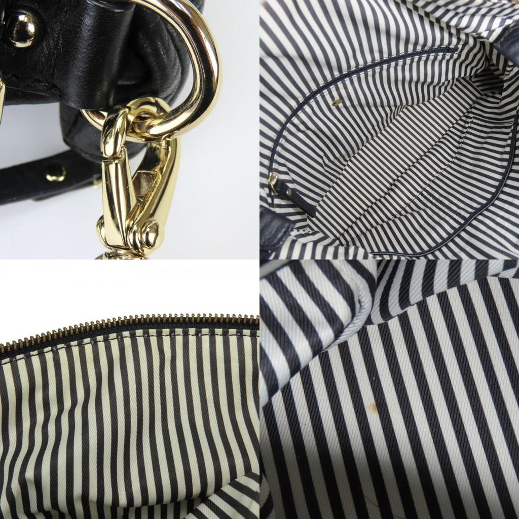 Used Kate Spade Handbag PXRU2483 leather black Shoulder