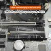 Advanced Heat Solution For M.2 2280 NVMe Drive Optimized Airflows Design Reduces 5℃-30℃ Operating Temperatures