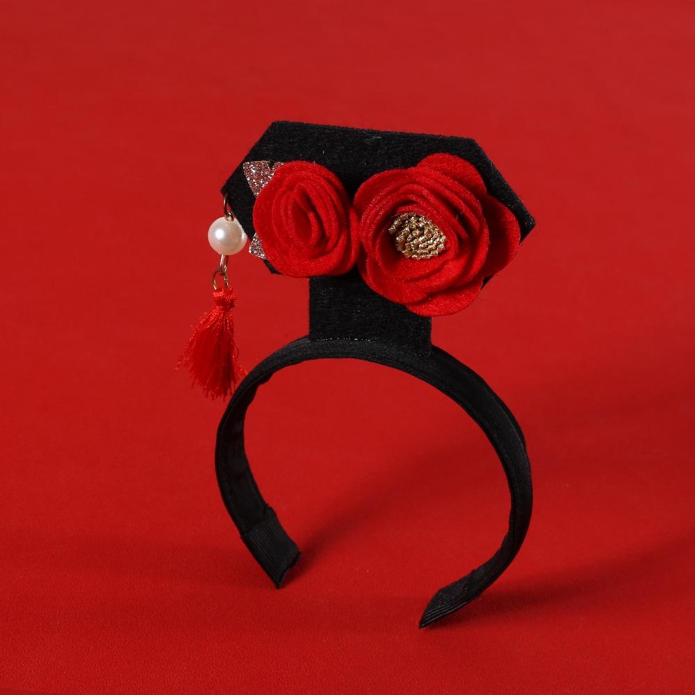 

Chinese Style Pet New Year Headband Hanfu Dog Hanfu Headband Ancient Cat Headdress Dog/cat Style B