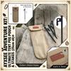 Outdoor Campingzelt Hering Aufbewahrungstasche Umschlagstil Erdspieß Tasche Langlebiger Tragbarer Organizer für Zeltnägel und Erdnägel