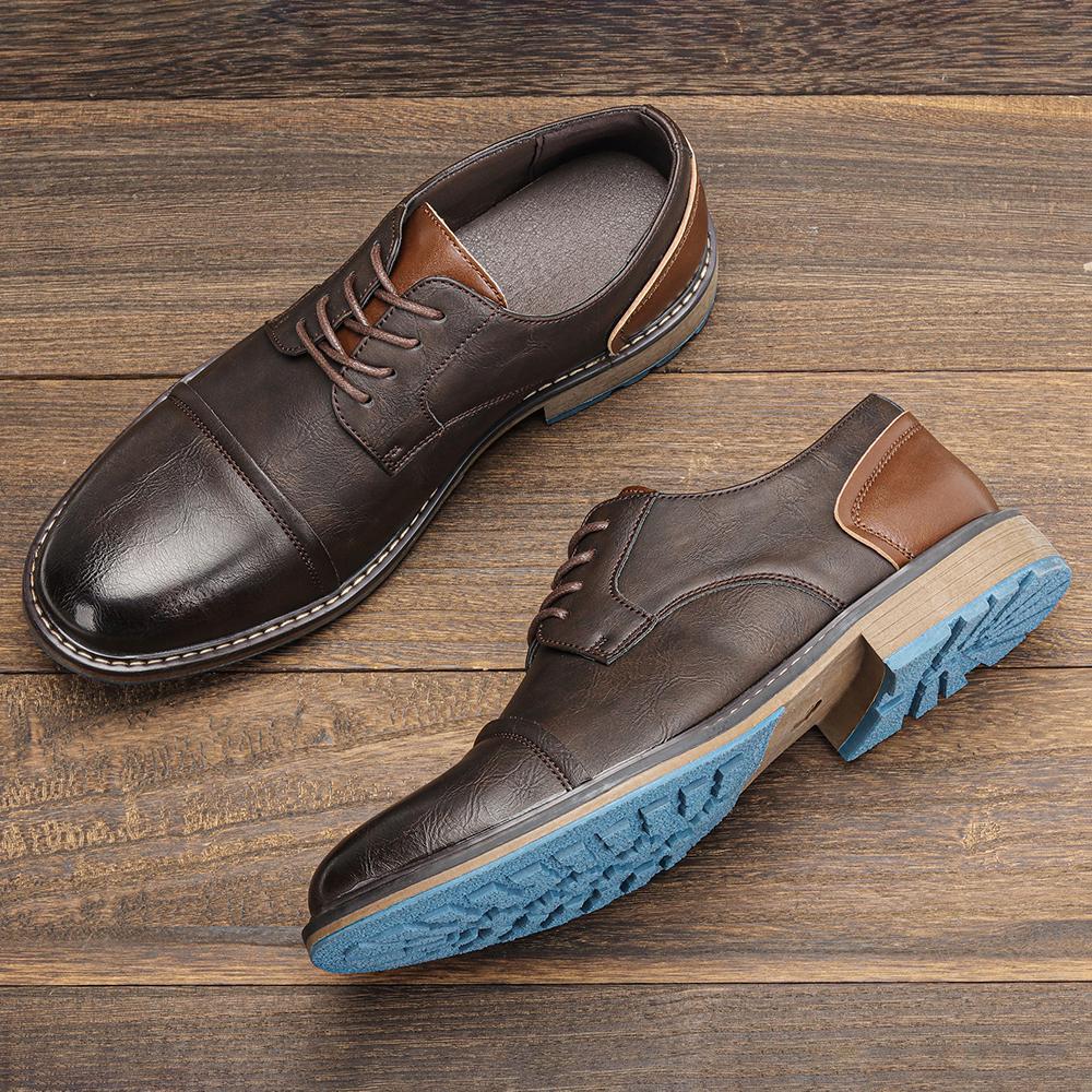 Men Shoes Fashion Comfortable 2026 Brand Men Derby Shoes