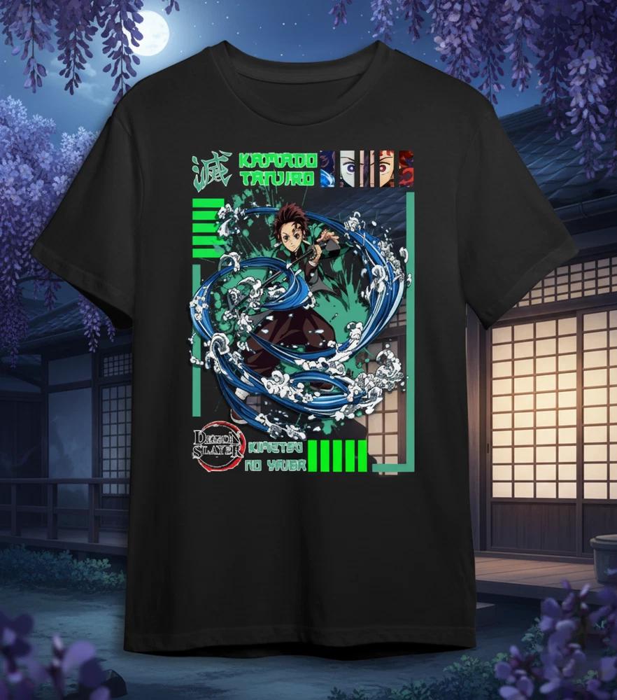 Demon Slayer Demon Hunter Squad Tanjiro Japanese Anime Adult Unisex Tshirt S