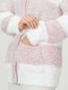 Gelato Melange 3 Border Shawl Cardigan PWNT205134 Shawl Neck PNK F [Gelato Pique] Women's