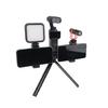Expandable Phone Recording Mount Kit for 2.36-3.94Inch Double Phone Live Streaming,Support Bracket for Creators Workflows