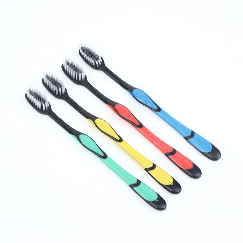 5/10Pcs Durable Small Round Head Soft Hair Toothbrush Individually Packaged For Adults Color Random