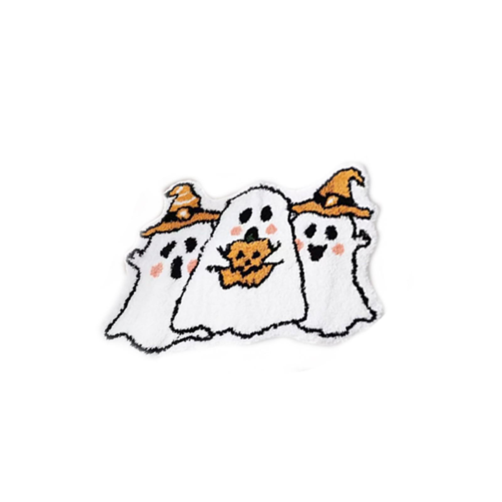 

Halloween Floor Mats, Imitation Cashmere Floor Mats, Decorative Floor Mats, Bathroom Floor Mats, Entrance Door Mats. One Size белый