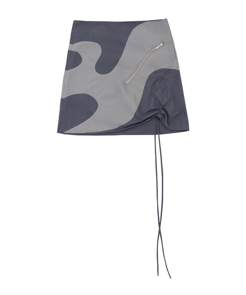 Myullib Shirring Strap Skirt/Gray