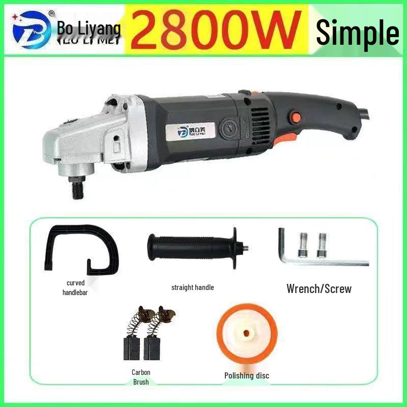 Electric Mini Car Polisher Waxing Tool for Scratch Repair and Household Use