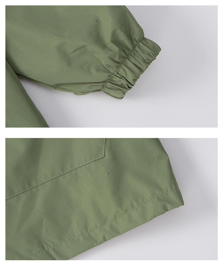 Boys' 3-in-1 Windbreaker Jacket - Fleece-Lined, Detachable for Spring, Autumn, Winter