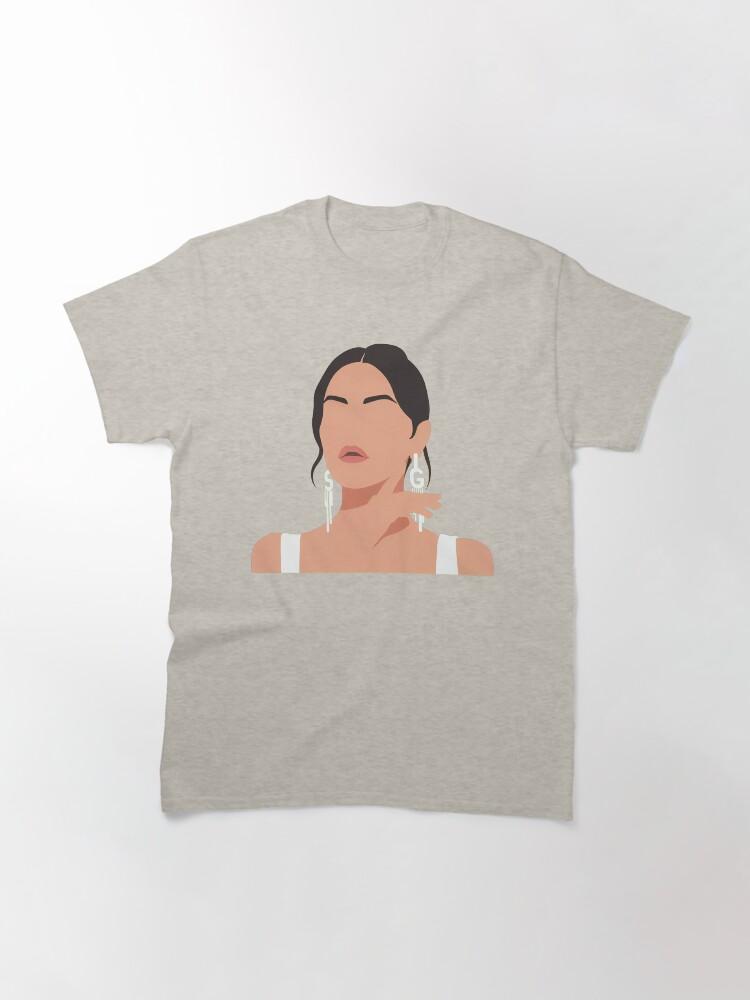 Selena Gomez Lineless Illustration Classic T-Shirt