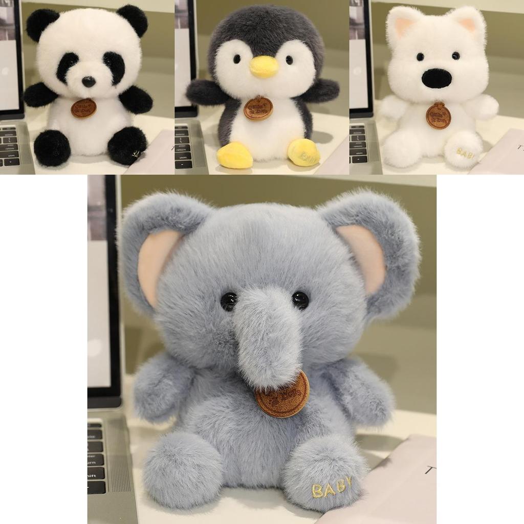 Panda Plush Toy With Super Soft Short Pile For Kids Gift And Collection