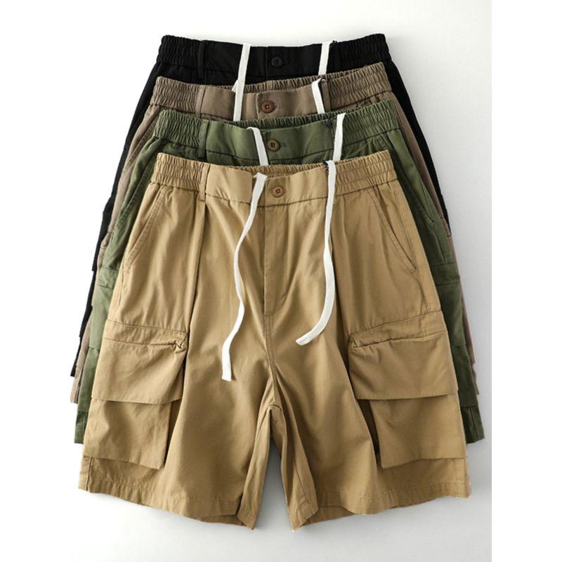 Simple Fashion Brand Cotton Casual Export Parka Shorts
