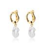 Punk Spike Rivet Hoop Earrings For Women Stainless Steel Huggie Earrings Ear Cuff Piercing Earring Gothic Jewelry Accessories