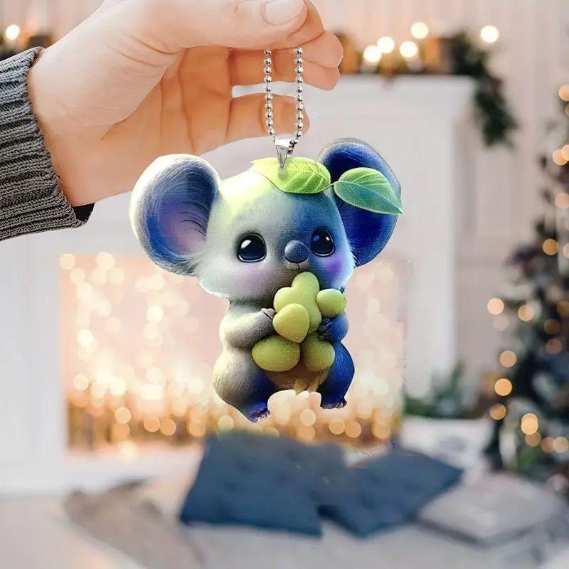 Turtle Acrylic Colorful Car Interior Pendant For Turtle Lovers Cute Cartoon Style