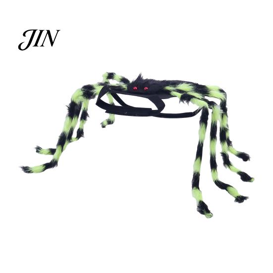 Fastener Buckle Pet Costume Halloween Spider for Dog Cat, Hairy Dress Up Outfit Party Accessory, Festival Pets