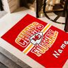 Kansas City Chiefs Football Personalized Text Floor Rug Office Rug Perfect for Hallway Living Rooms Game Room Playrooms Anti-slip Rug