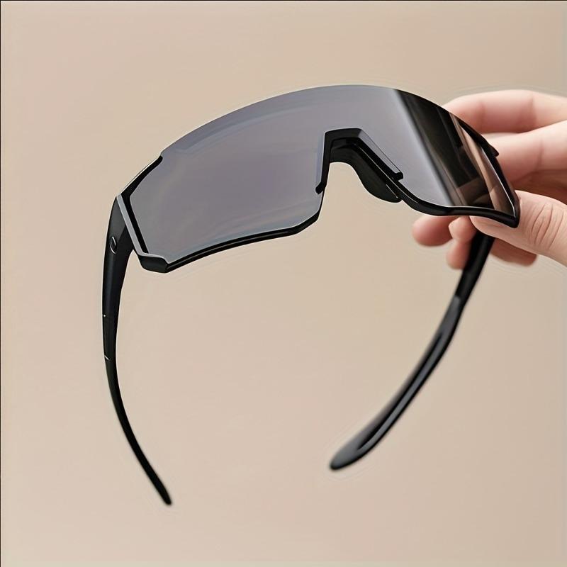 

1pc Oversized Wrap Frame Fashion Glasses Y2K Fashion Glasses Unisex Eyewear for Music Festivals Casual