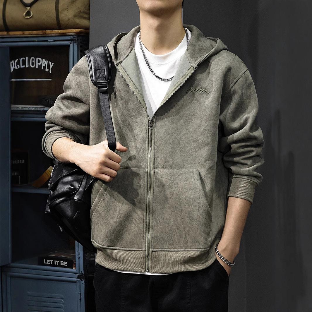 Осенний ретро-кардиган Maillard Tide Brand Ruffian — фото 4