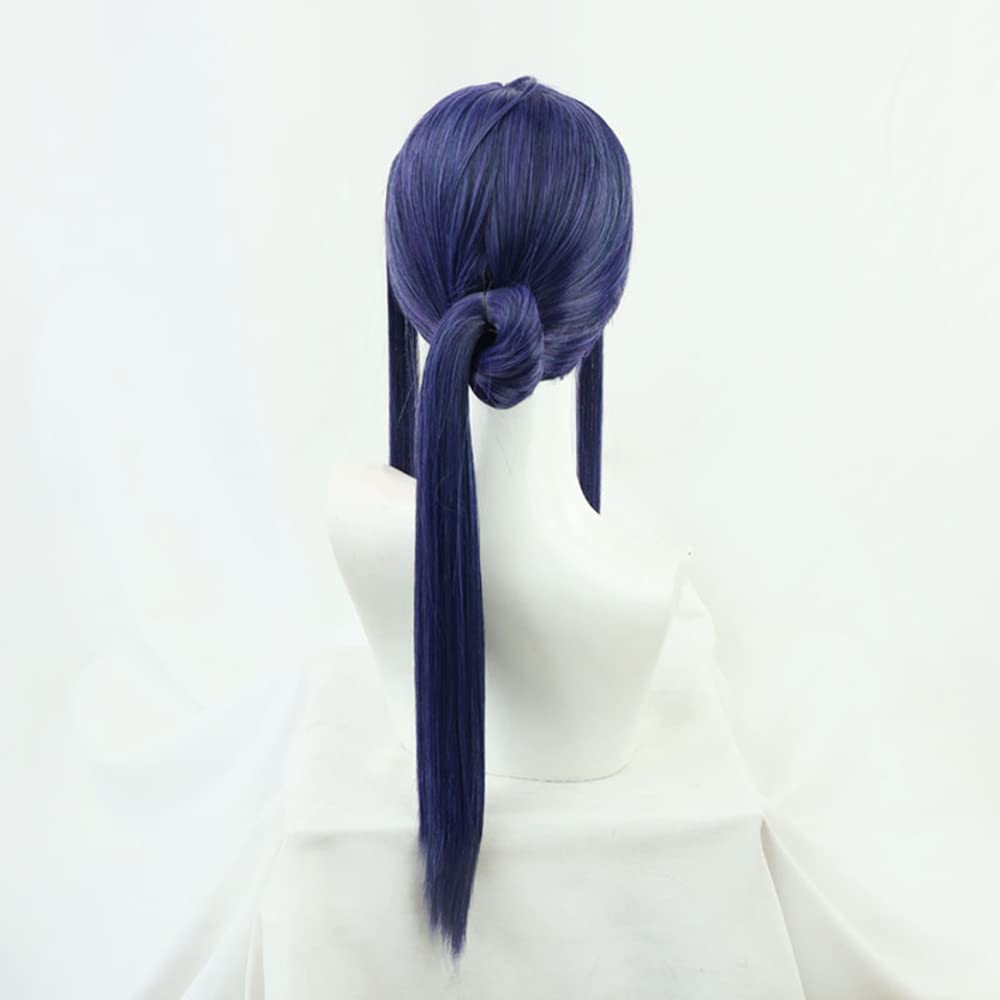 Cosplay Wig Featuring Kei Perfect for with a Special Net and Purple Heat-resistant Nagao, Disguise, Comb, (A)