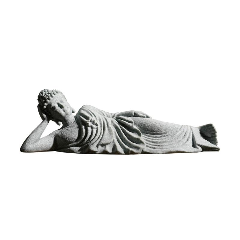 Figura de Budas reclinados Estatua de Budas para Decoración de Hogar y Oficina Escultura de Budas durmiendo Decoraciones de Budas para inauguración de casa