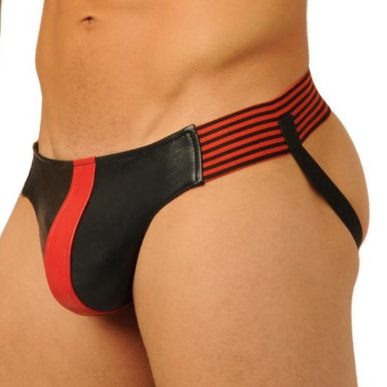 Jockstrap Fist Leather Rouge - Fist - JockStrap
