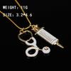 Rose  Medical Stethoscope Heart Pendant Necklace Medical Necklace Medical Student Doctors Nurse Gi