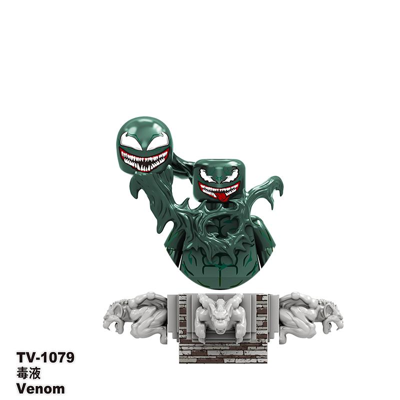 

Marvel Legends Carnage Venom Блоки Цеглинки Anti-Venom Едді Брок Для Іграшок Подарунків Фігурки Екшенів Будівельні Блоки Для Дітей