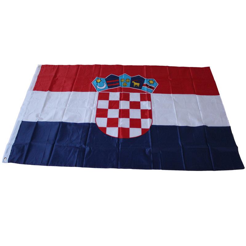 Bandiera della Croazia 90*150cm Bandiera della Croazia N. 4 Bandiera in Poliestere Decorazione Familiare Festone