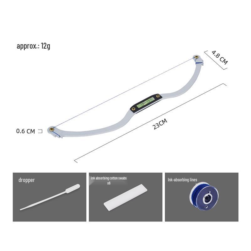 

Инструмент для разметки и симметрии бровей для микроблейдинга белый
