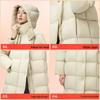 Meilicheng Women's 6051 Puffy Goose Down Long Winter Coat