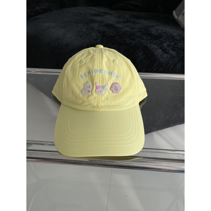 Cotton Baseball Cap With Embroidered Letters For Spring Summer Sun Protection