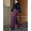 Demana Women's Fluffy Air Layer High-Waist Wide-Leg Sweatpants