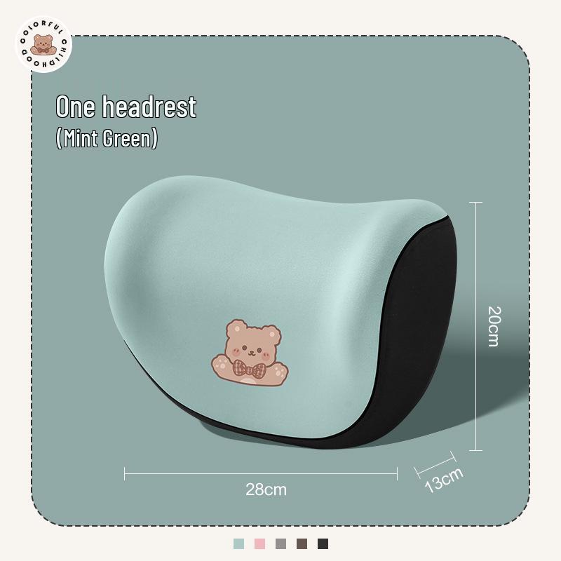 Cute Car Seat Neck and Lumbar Support Pillow