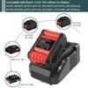 LCD Screen Fast Charger For Bosch 14.4V 18V BAT614 BAT609 BAT618 Lithium Battery Charger EU/US Plug Safety Charger
