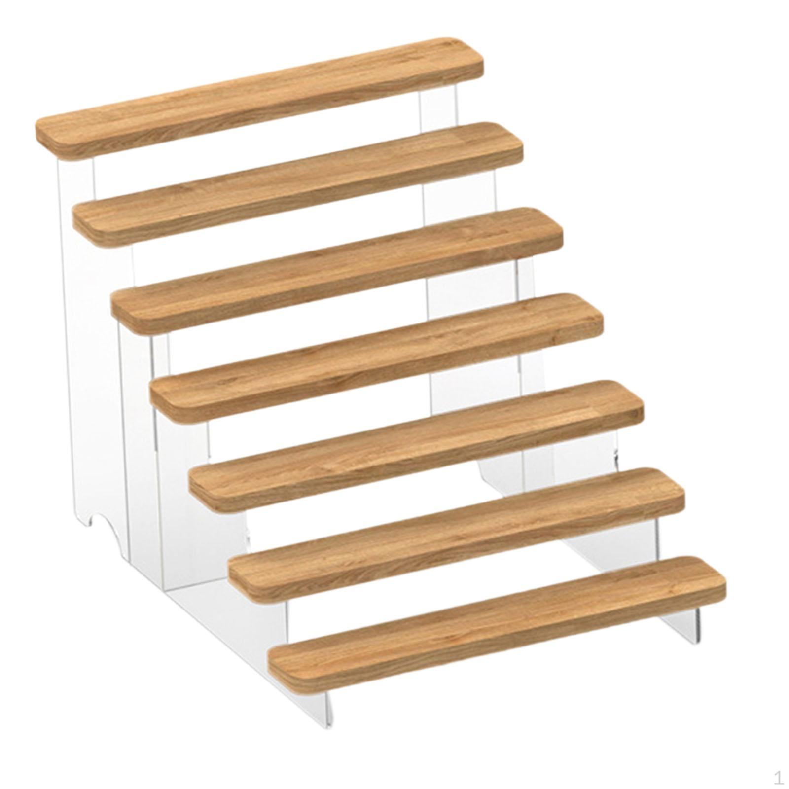 Акриловый дисплейный подъемник, прозрачная полка, выставочный стенд, многоразовый продукт для 7 layer