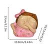 Fun Flower Pot Unique Fun Decor Resin Decorative Planter Nose Holding Figurine for Cabinet Balcony Desktop Living Room Bookshelf