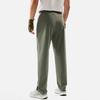 Li Ning Fitness Series Solid Color Mid Waist Ice Silk Quick Dry Comfortable Versatile Straight Leg Casual Pants Men Bottoms Luo-Yan-Green AKLU699-2
