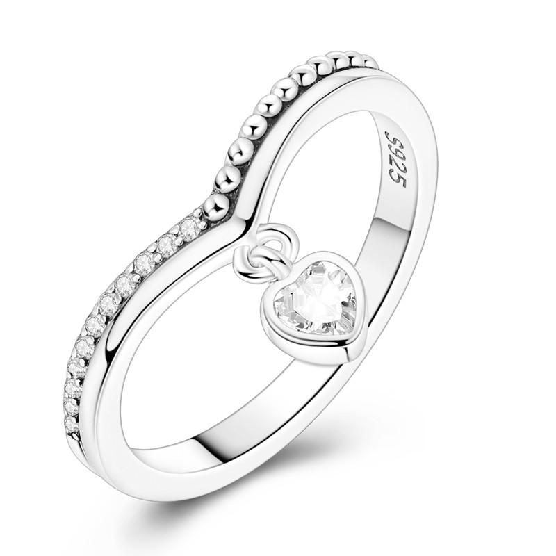 copper Women Rings Sparking Zirconium Ring LOVE Wedding Rings Ideal For Engagement Jewellery Anniversary Gift High Quality