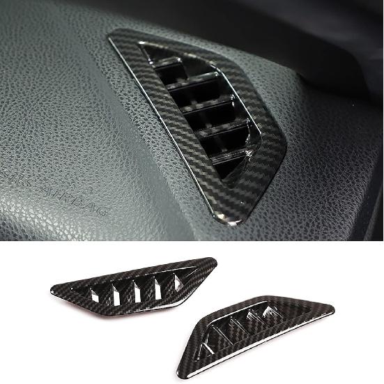 Car Accessories Fit for Subaru BRZ Toyota 86 2012-2020 Instrument Panel Dashboard Trims Air Outlet Frame Cover (Carbon Fiber Style) ABS 2 PCS