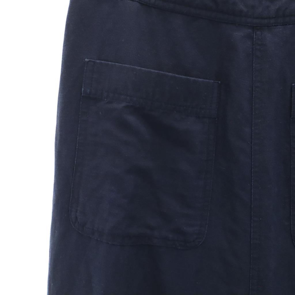 Mila Owen Linen Blend Long Skirt 1 Navy Women Used