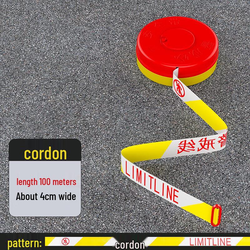 Disposable Retractable Safety Warning Barrier Tape