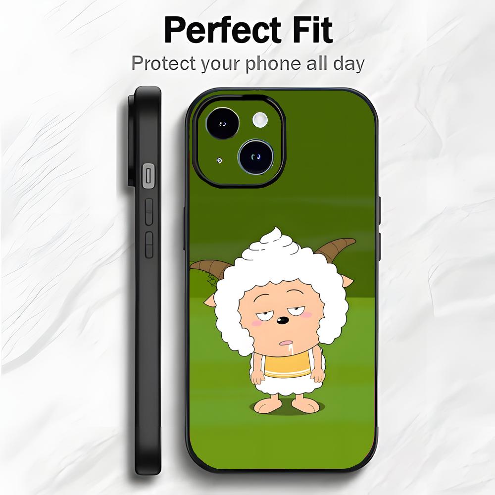 

Pleasant Goat and Big Big Wolf Phone Case Phone Case Soft Packaging Lightweight For iPhone17 16 15 14 13ProMax iphone12promax