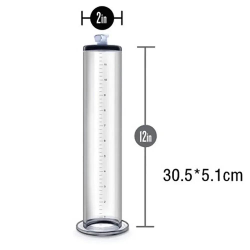 Acrylic Penis Pump Accessories Vacuum Penis Enlargement Device Masturbation Vacuum Pump Flange Pump Penis Cylinder Set Sex Toys