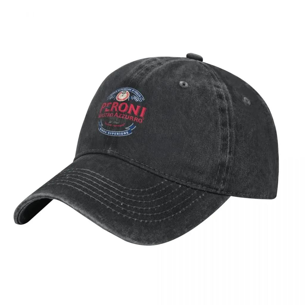 Kappen Peroni Bier Sehr Erstaunlich Mode Baseball Schirmmütze Unisex Hut Damen Schwarz
