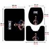 Beyoncé (23)Flannel Toilet 3 Piece Set Soft Bathroom Rug Non-Slip Toilet Seat Cover Bathroom Home Decor